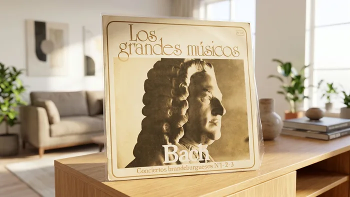 Tapa de «Los Grandes Músicos (Edición Completa)» — Johann Sebastian Bach, sello Viscontea