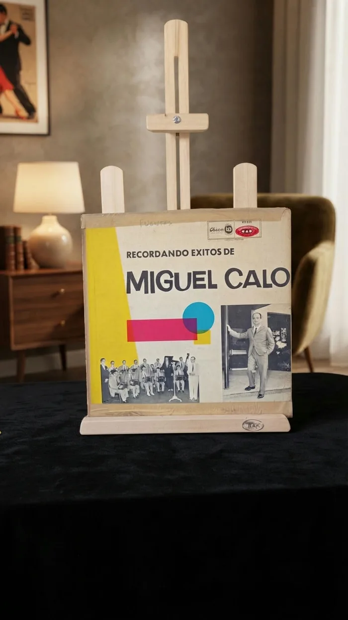 Tapa de «Recordando Éxitos» — Miguel Caló Y Su Orquesta Típica, sello Odeon