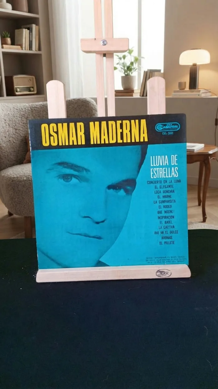 Tapa de «Lluvia de Estrellas» — Osmar Maderna, sello RCA Victor